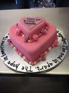 Heart shape cake
